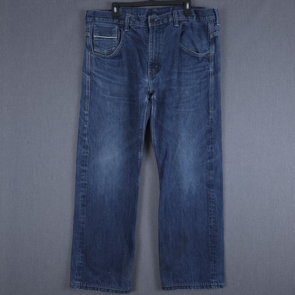 Vintage Levis 569 Baggy Jeans Mens 40x32 (Fits 38x31) Blue Loose Fit Flap Pocket